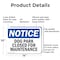 Signmission Dog Park Closed For Maintenance OSHA Notice Sign, Aluminum, 14in W x 10in L, 2PK OS-2PACK-NS-A-1014-L-11430 - alternate 5